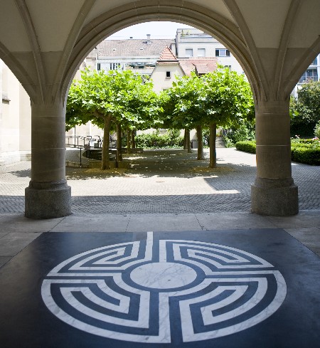 Labyrinth Heiliggeistkirche Basel