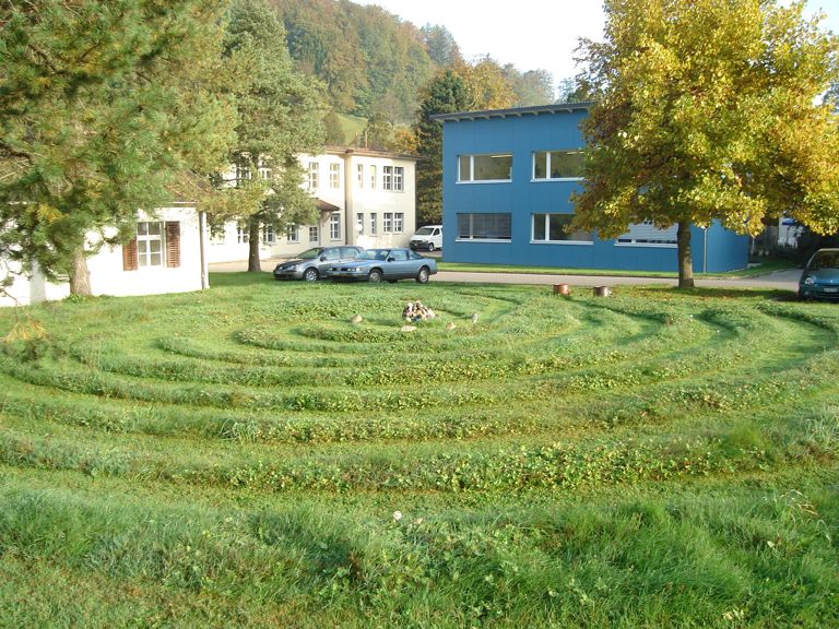 Labyrinth bei der Klinik Littenheid